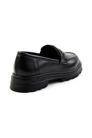 Bambi Siyah Kadın Loafer Ayakkabı K01997010709 Siyah
