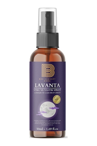 Lavanta Uyku Ve Yastık Spreyi Gardırop Spreyi Rahatlatıcı Uyku Ve Dinlenme Spreyi 50ml Lavanta