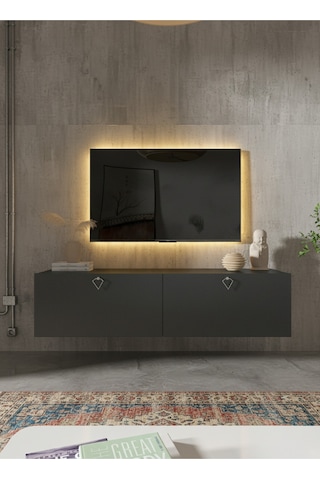 Resital Tv Ünitesi S1245-4 Antrasit Antrasit