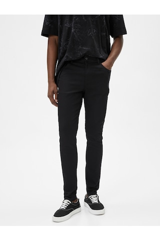 Koton Skinny Fit Kot Pantolon - Michael Jean Siyah 4sam40043nd 4SAM40043ND999 Siyah
