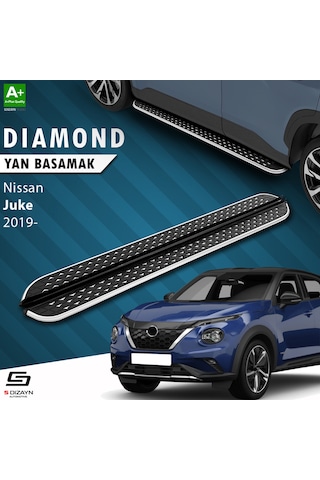 S-dizayn Nissan Juke 2 Diamond Krom Yan Basamak 173 Cm 2019 Üzeri