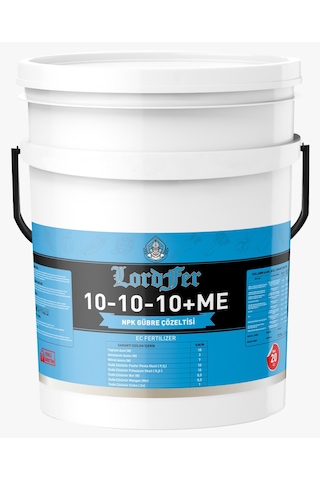 Lordfer 10-10-10+Me Sivi Gübre 20 Litre Lordfer 10-10-10+Me Sivi Gübre 20 Litre