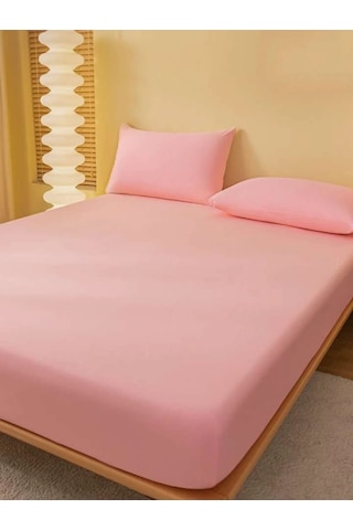 Totem Ranforce Pamuklu Pemb Yastık Kılıflı Lastikli Çarşaf Takımı
