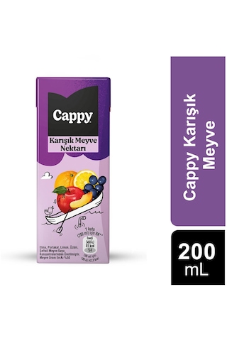 Cappy Karışık Meyve Nektarı 200 Ml X 27 Adet