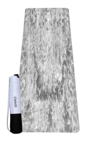 Seeka Marble Yoga Mat - Gri 183cm X 68cm Eksta Geniş Ekstra Uzun Gri