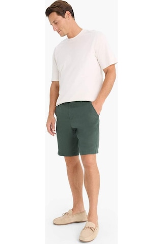 DeFacto %100 Keten Regular Fit Yazlık Bermuda Şort D9931AX25SMKH498