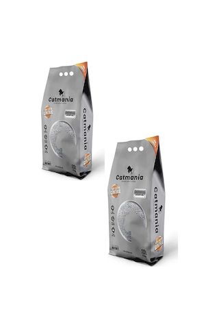Catmania Aktif Karbon Grey Bentonit Kedi Kumu 10x2 20 Lt