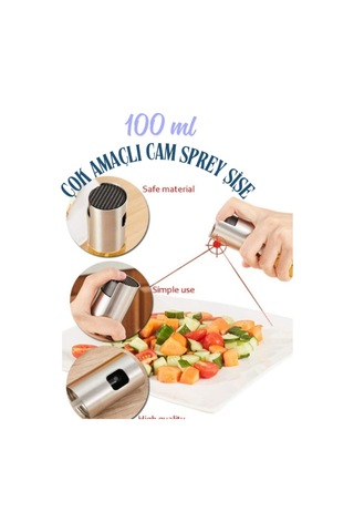 100 Ml Çok Amaçlı Spreyli Cam Şişe Sarı Diğer
