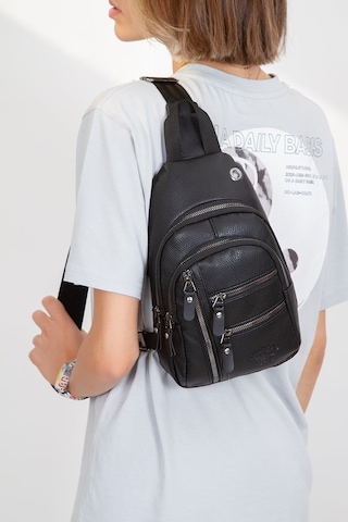 Unisex Siyah Werner Göğüs Ve Omuz Çantası Çapraz Askılı Body Bag