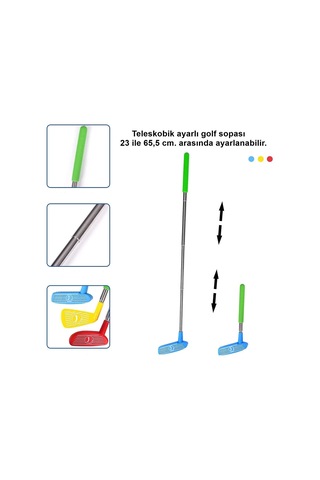 Minyatür Mini Golf Seti - S00003258 Kırmızı