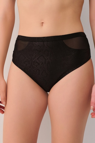 Suwen Sirius Tül Detaylı Bikini Alt Sb25750012012 Siyah