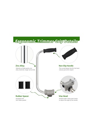 Ximistore9 "çim Biçme Makinesi Ek Tutma Kolu - Ergonomik Zincirli Testere Sapı Uzatma Kıskacı"