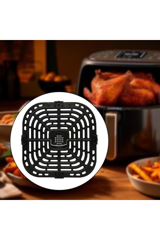 Homyl Hava Fritöz Izgara Tavası Uygun Pişirme Dayanıklı Stil B