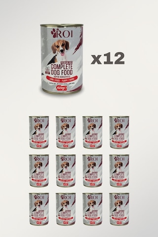 Yavru Köpek Kuzu Konservesi 12 Adet X 400 Gr.