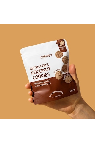 Naturiga Çikolata & Chialı Hindistan Cevizli Kurabiye 40gr-3623