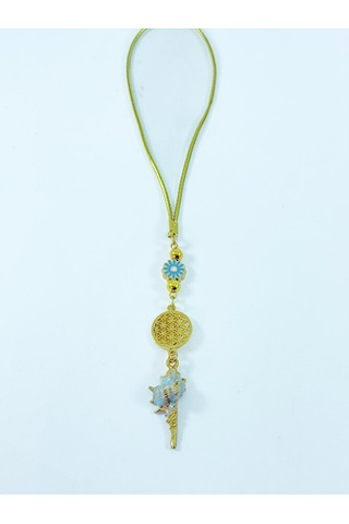 Yeni Araba Hediyesi, Pastel Mint Yeşili Metal Deniz Kabuğu Yaşam