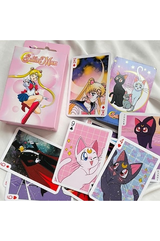 Anime Sailor Moon İskambil Poker Kartı