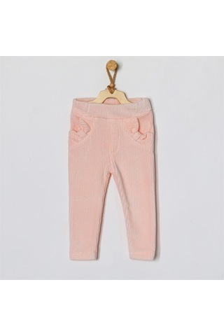 Andywawa Anw-ac22122 Bebek Pantolon Pant Velvet Home Sweet Home Pembe