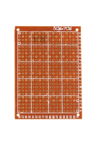 5x7 Cm Universal Delikli Pertinaks Pcb Devre Kartı Bakalit - Tek Taraflı Bakır Kaplama