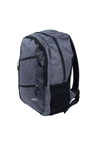 Mercitech Unisex -2025 Sırt Çantası Gri Siyah