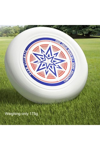 Konesam Yetişkinler İçin 175g Led Işıklı Spor Frisbee - 27.5cm Çaplı Hızlı Dönüşlü Pedisko Mavi Spiral Desenli Outdoor Oyun Eşyası