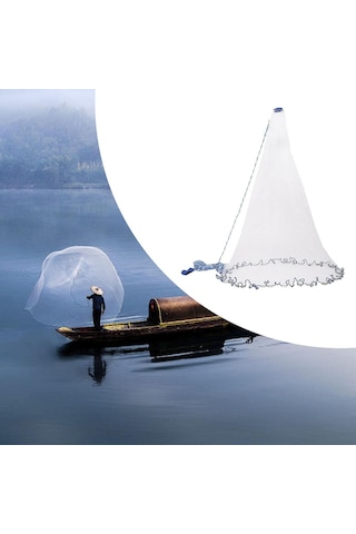 Suntek Balık Ağı Ağır El Atma Net Tatlı Su Çapraz-çap-240cm