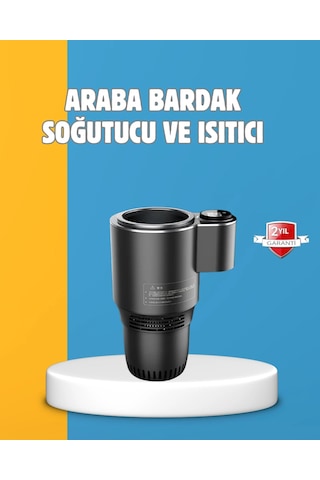 Mey Najmaddin Dijital Ekranlı Akıllı Bardaklık Araç İçi Termal Isıtıcı Soğutucu Najmaddin Renkli