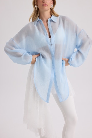 Mai Collection Mai Studios Co. Lyra Oversize Mavi Gömlek Mavı