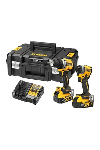 Dewalt DCK2051P2T DCD800 + DCF850 18V 5.0AH Li-ıon Kömürsüz İkiz Set Dewalt DCK2051P2T DCD800 + DCF850 18V 5.0AH Li-ıon Kömürsüz İkiz Set