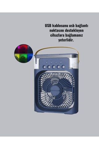 Masaüstü Fan Ayarlanabilir Hız Yönlü Yüksek Performanslı