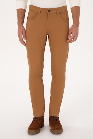 U.s. Polo Assn. Erkek Pantolon Kanvas-chino 50316835-vr233 Bisküvi