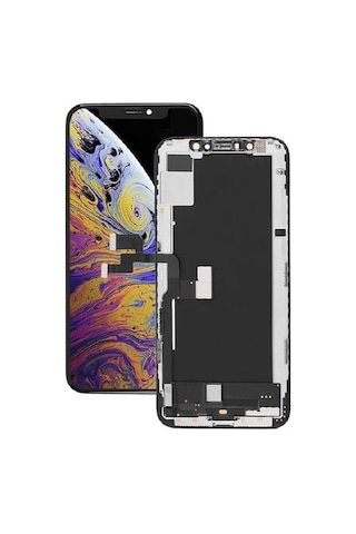 Apple iPhone Uyumlu Xs Dokunmatik Ekran Revize Siyah