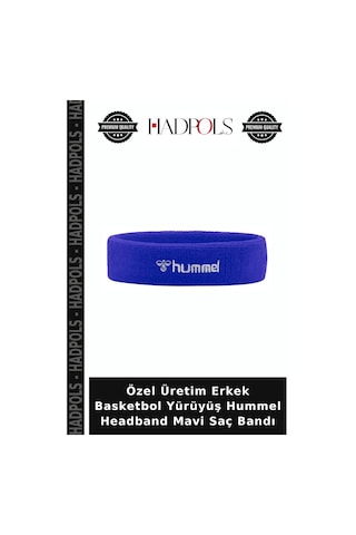 Özel Üretim Erkek Basketbol Yürüyüş Hummel Headband Mavi Saç Bandı Çok Renkli