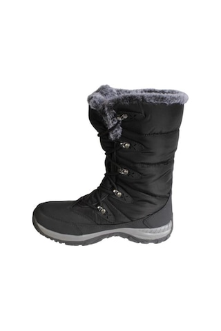 Lumberjack Kadın Siyah Paraşüt Kumaş 22cm Bilek Boyu Bağcıklı Waterprof Su Geçirmez Outdoor Bot Siyah