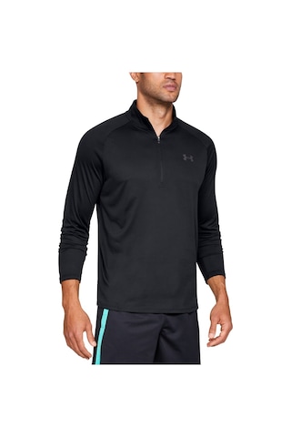 Erkek UA Tech™ ½ Fermuarlı Uzun Kollu 1328495-001 Siyah