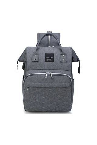 Jialan Anne Bebek Bezi Çantaları Bebek Arabası Asılı Çanta Anne Gri