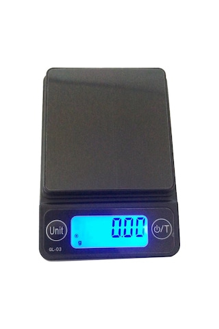 Yüksek Hassasiyetli Teraziler Mini Cep Mücevher Terazisi 200g/0.01g Siyah