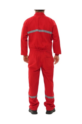 16/12 Gabardin Kırmızı Tulum