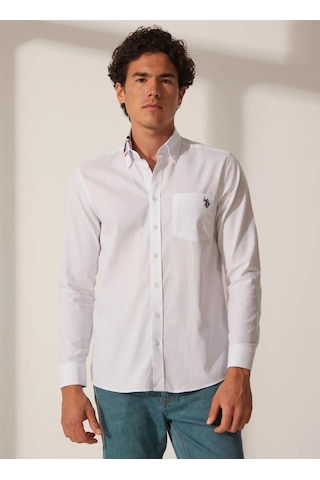 U.S. Polo Assn. Us Polo Assn Dokuma Erkek Gömlek 1576625 001