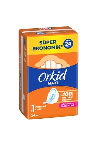 24 Adet Sızıntı Önleyici Teknolojiye Sahip Hijyenik Ped, Güvenli Kullanım