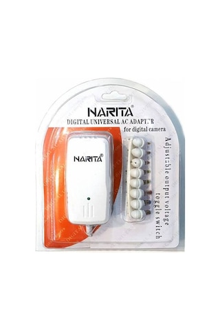 Narıta Ac01 Kademe Ayarlı Unıversal Adaptör 8 Uçlu