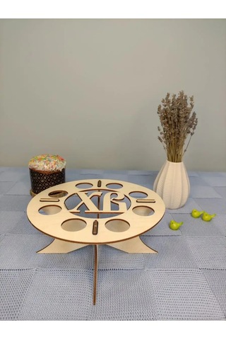 Woodiks Paskalya Yumurtaları Ve Paskalya Çöreği Standı 152009295 Bej