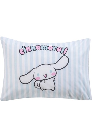 Mavi Cinnamoroll Baskılı Yastık Kılıfı 2'li 50x70 Cm