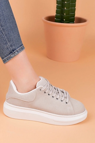 Luis A Costa Lc101 Gri Süet Kadın Sneaker Renkli