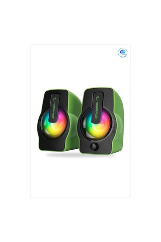 Kablolu Hoparlör Usb 2.0 1+1 Rgb Işıklı Multimedya Ses Sistemi Bi