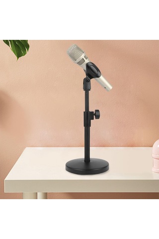 Homyl Masaüstü Mikrofon Standı Ders Telefonu Için Pratik