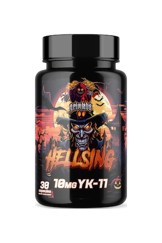 Grimlabs Hellsıng Yk11+dhea+zinc 10 Mg 30 Servıngs Myostatın I