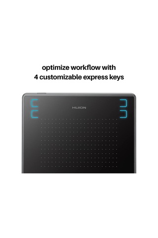 Huion Inspiroy H430p 18.6cm X 13.9cm, 4096 Kademe Basınç Hassasiyetli, 5080lpı Çözünürlük, 4 Adet Kısayol Tuşu, Pilsiz Kalemli Grafik Tablet Sku: Smgstkc9397b0560