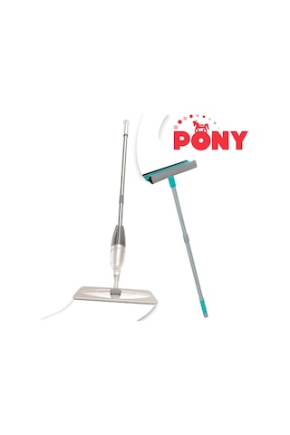 Pony Süper 2'li Krem Sprey Mop Paspas Teleskopik Saplı Cam Sileceği