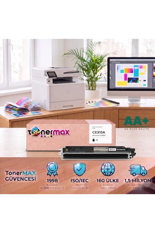 Hp 126a Ce310a Siyah Uyumlu Toner Aa Plus / Laserjet Pro Cp1025 / M175 / M275